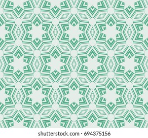Abstract background with geometric seamless ornament. Vector illustration.
