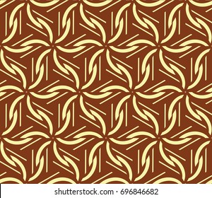 Abstract background with geometric seamless ornament. Vector illustration.