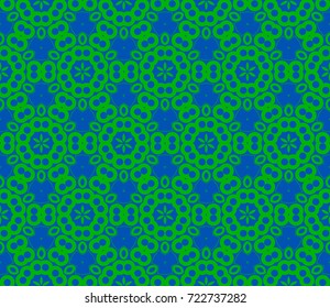 Abstract background with geometric seamless ornament. Vector illustration.
