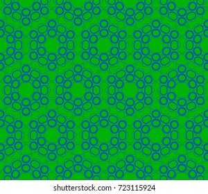 Abstract background with geometric seamless ornament. Vector illustration.