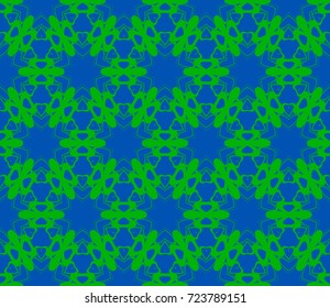 Abstract background with geometric seamless ornament. Vector illustration.