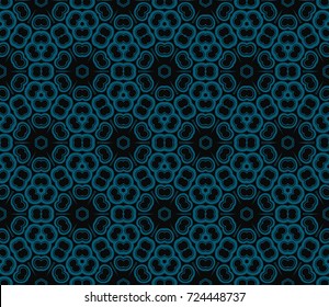 Abstract background with geometric seamless ornament. Vector illustration.