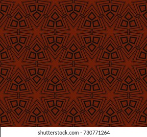 Abstract background with geometric seamless ornament. Vector illustration.