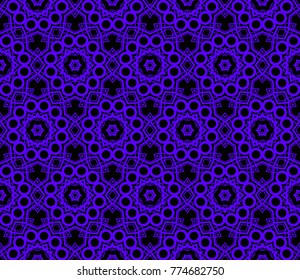 Abstract background with geometric seamless ornament. Vector illustration.