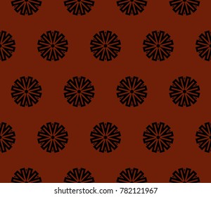 Abstract background with geometric seamless ornament. Vector illustration.