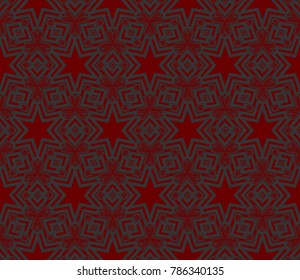 Abstract background with geometric seamless ornament. Vector illustration.