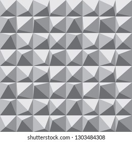 Abstract background geometric seamless pattern in Gray colors. Decorative mosaic. Graphic design element.
