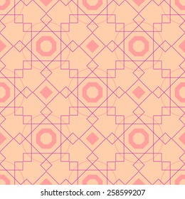Abstract Background Geometric Seamless Pattern. Vector Illustration.