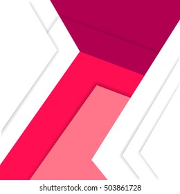 Abstract background with geometric shape. Unusual modern design vector illustration