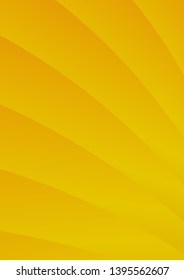 Abstract background Geometric shape with yellow golden blade gradient color. 