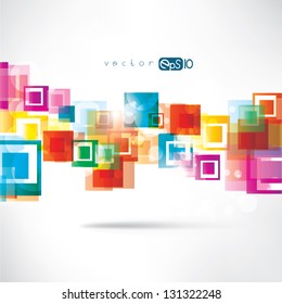 Abstract background with geometric shapes