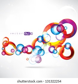 Abstract background with geometric shapes