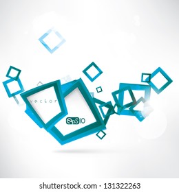 Abstract background with geometric shapes