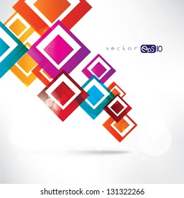 Abstract background with geometric shapes