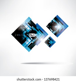 Abstract background with geometric shapes