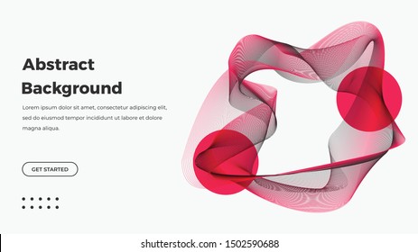 Abstract background with geometric shapes