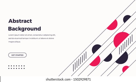Abstract background with geometric shapes