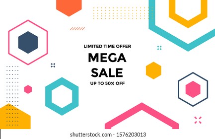 abstract background with geometric shapes