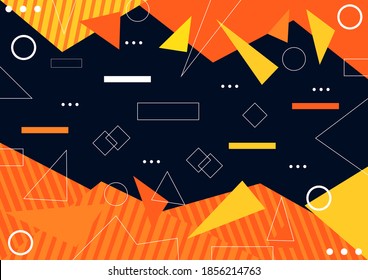 Fondo abstracto con formas geométricas