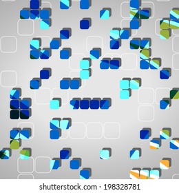abstract background with geometric shapes