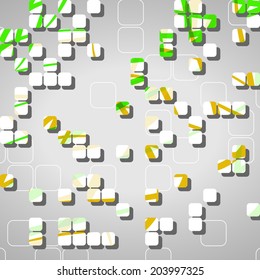 abstract background with geometric shapes