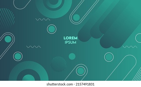 Fondo abstracto y formas geométricas