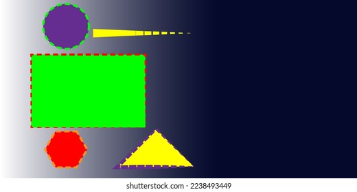 abstract background with geometric shapes