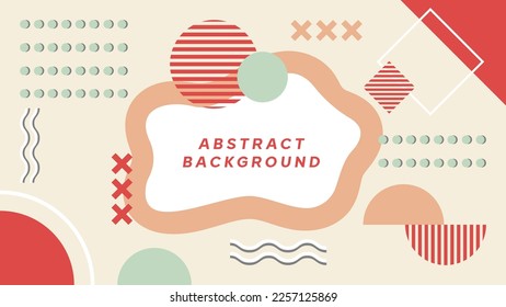 Fondo abstracto con formas geométricas