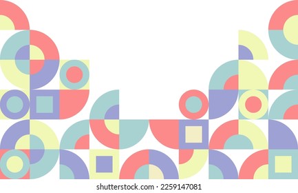 Fondo abstracto con formas geométricas