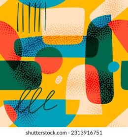 Abstract background of geometric shapes