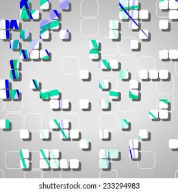 abstract background with geometric shapes