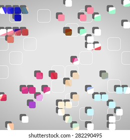 abstract background with geometric shapes