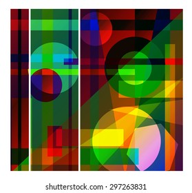 abstract background with geometric shapes