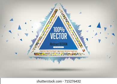 Abstract background with geometric shapes.