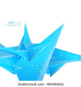 Abstract background with geometric shapes angled. 