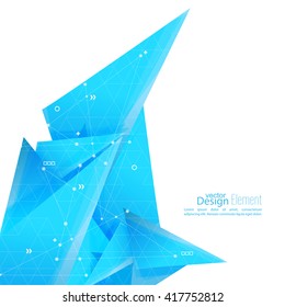 Abstract background with geometric shapes angled. 