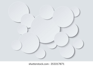 Abstract background of geometric shapes. Abstract circles design. EPS10