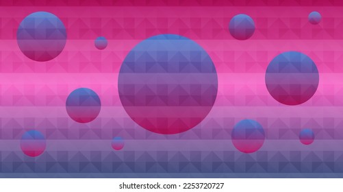 Abstract background of geometric shapes. Colorful gradient mosaic backdrop. Geometric triangular background, vector