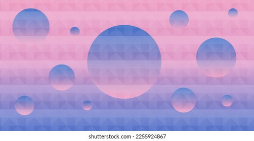 Abstract background of geometric shapes. Colorful gradient mosaic backdrop. Geometric triangular background, vector.