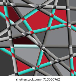 Abstract background of geometric shapes. Colorful mosaic background. Vector illustration