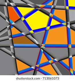Abstract background of geometric shapes. Colorful mosaic background. Vector illustration
