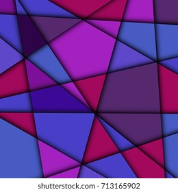 Abstract background of geometric shapes. Colorful mosaic background. Vector illustration