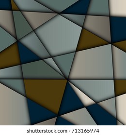 Abstract background of geometric shapes. Colorful mosaic background. Vector illustration