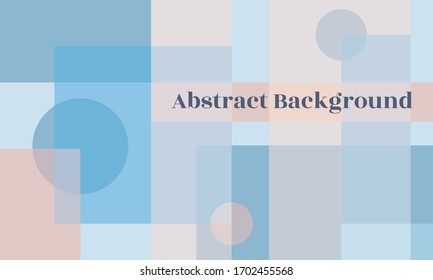 Fondo abstracto con formas geométricas. Composición de rectángulos y círculos. Ilustración vectorial colorida EPS 10