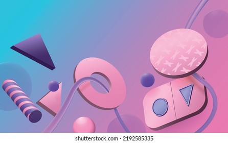 Fondo abstracto con formas geométricas para cubierta o pancarta, etc.