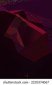 Abstract background of geometric shapes for creativity