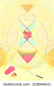 Fondo abstracto de formas geométricas para la creatividad