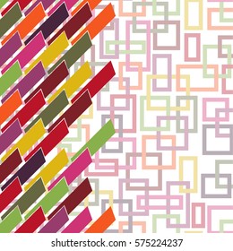 Abstract background with geometric shapes. Design template. Vector layout background. Template design, front page, mockup brochure, banner, cover, booklet, flyer, book, blank, card, ad, sign, sheet