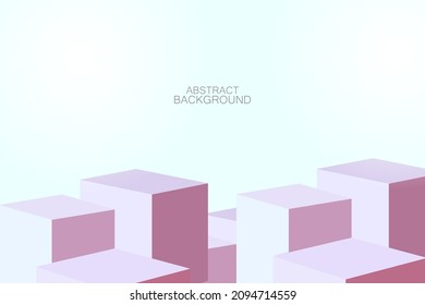 Abstract background of geometric shapes. Digital futuristic minimalism.
