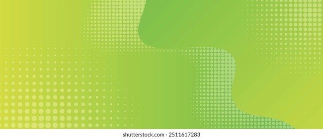 Fondo Abstractas con Formas geométricas. Ilustración vectorial de composición abstracta dinámica. Elemento de diseño para Anuncios de Web, carteles, verde y amarillo